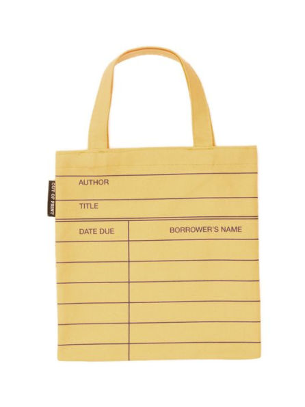 Library Card Yello Mini Tote Bag(out Of Print)